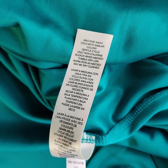 Chico's Sleeveless Halter Ocean Paisley Bib Maxi Dress Womens 3 XL Coastal Boho - Picture 8 of 14